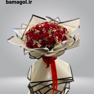 دسته گل ولنتاین، رز ژیپسو 60 شاخه