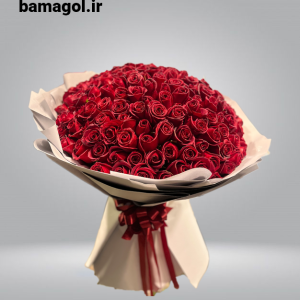 دسته گل ولنتاین رز 200 شاخه