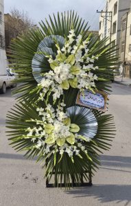 تاج گل ترحیم سیلور